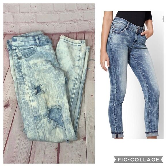 0- NY&C Super stretch soho ankle legging Mid rise Jeans - Picture 1 of 12